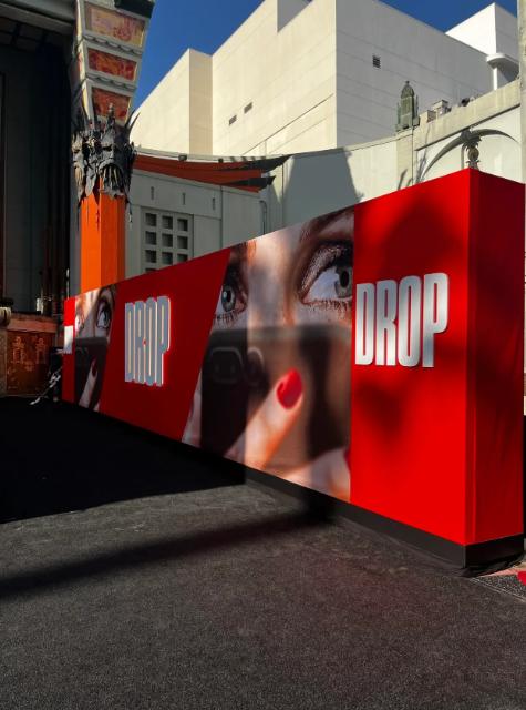 DROP World Premiere installation at the Chinese Theater — Install Lead, Blumhouse