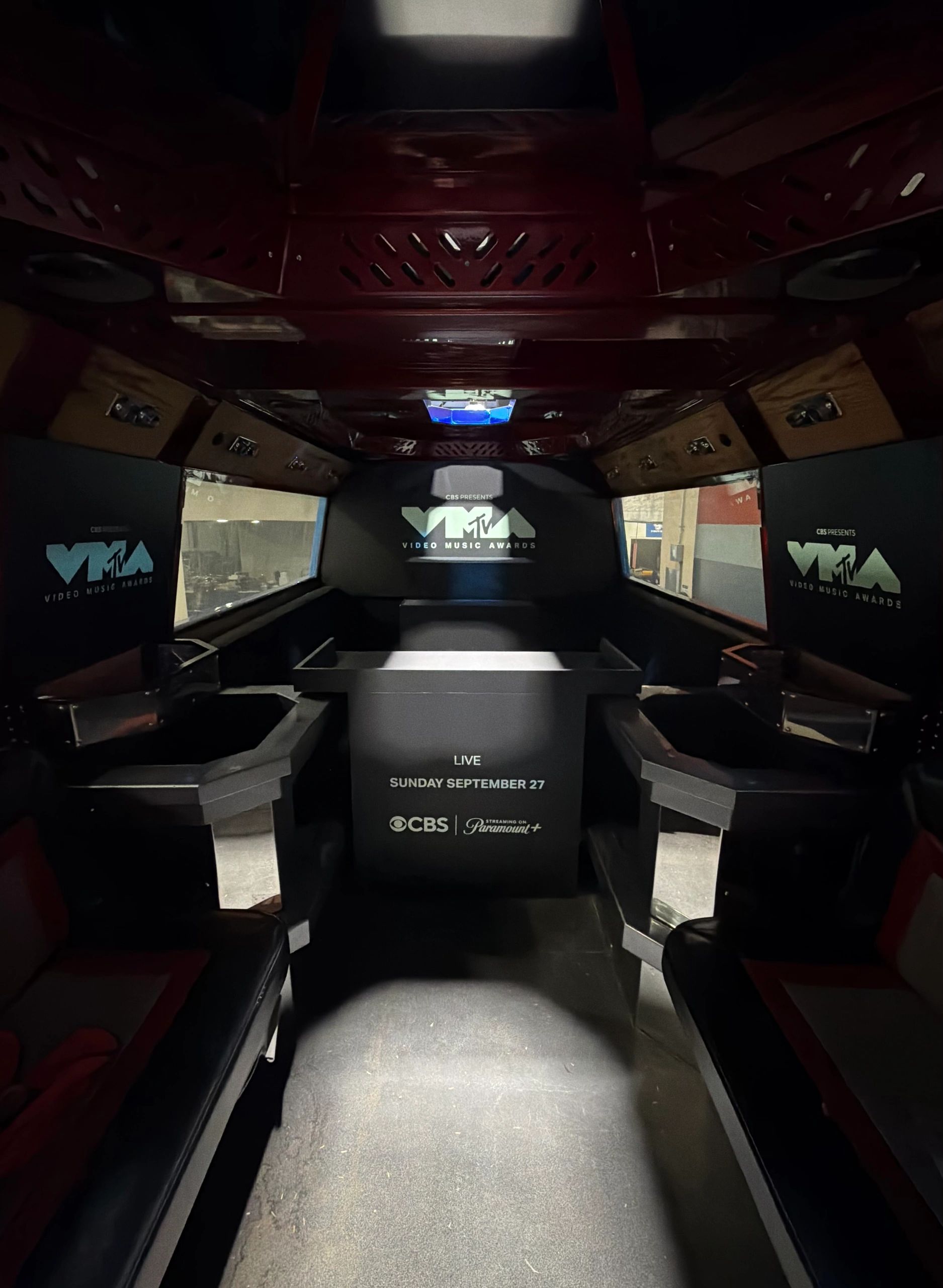 MTV VMAs Moonman Mobile DJ booth build out and graphics — Art Director